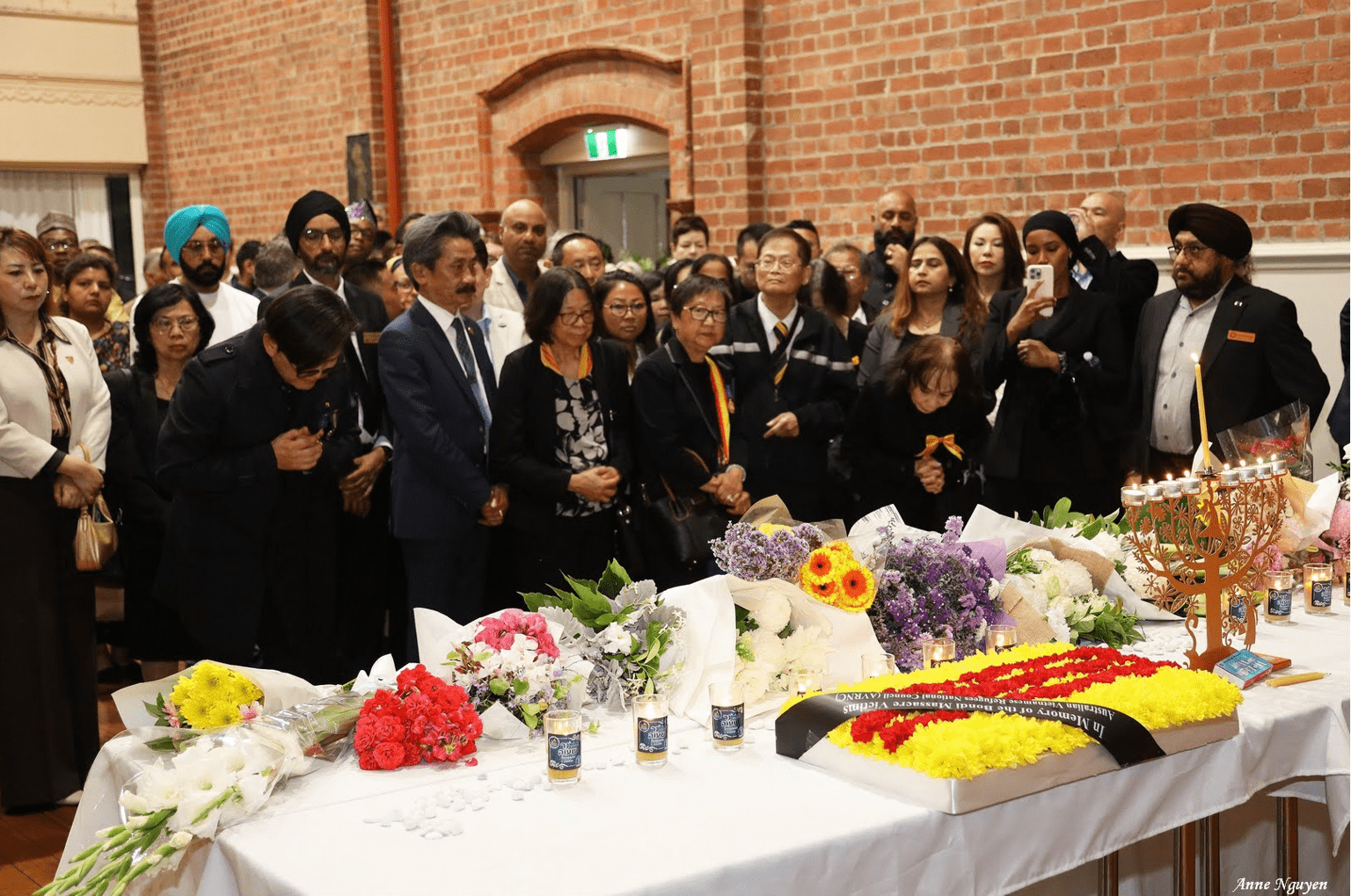 Community Vigil standing with the Jewish Community